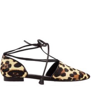 Wittner Sabino Ocelot Lace Up Flats